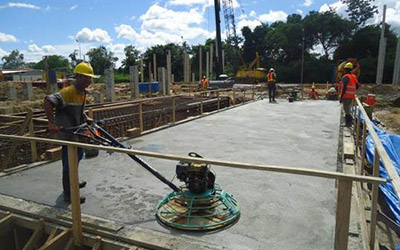 Early site Construction, New Embassy Compound, Paramaribo